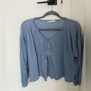 Blue Free People Top